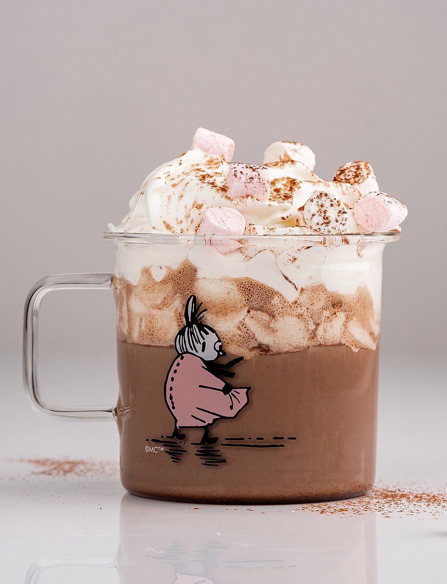 Muurla - Moomin glass mug Little My - kohvitassid - clear - 0