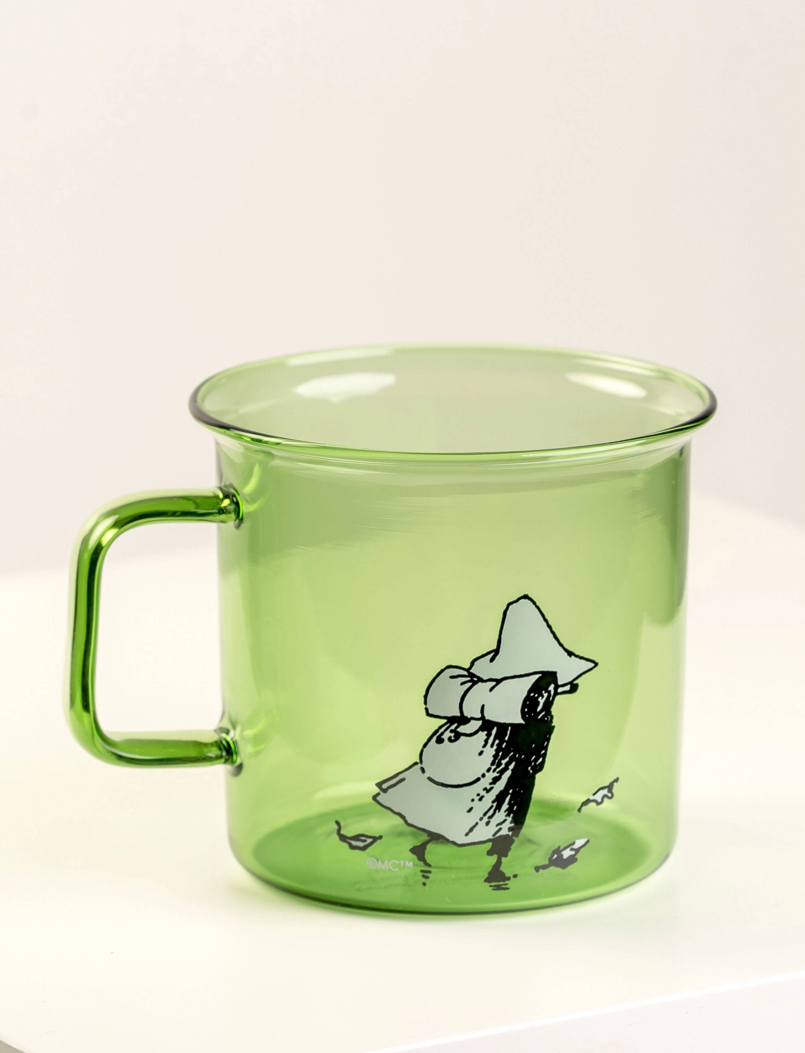 Muurla - Moomin glass mug Snufkin - green - 1