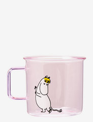 Moomin - Moomin glass mug Snorkmaiden - de laveste prisene - pink - 0