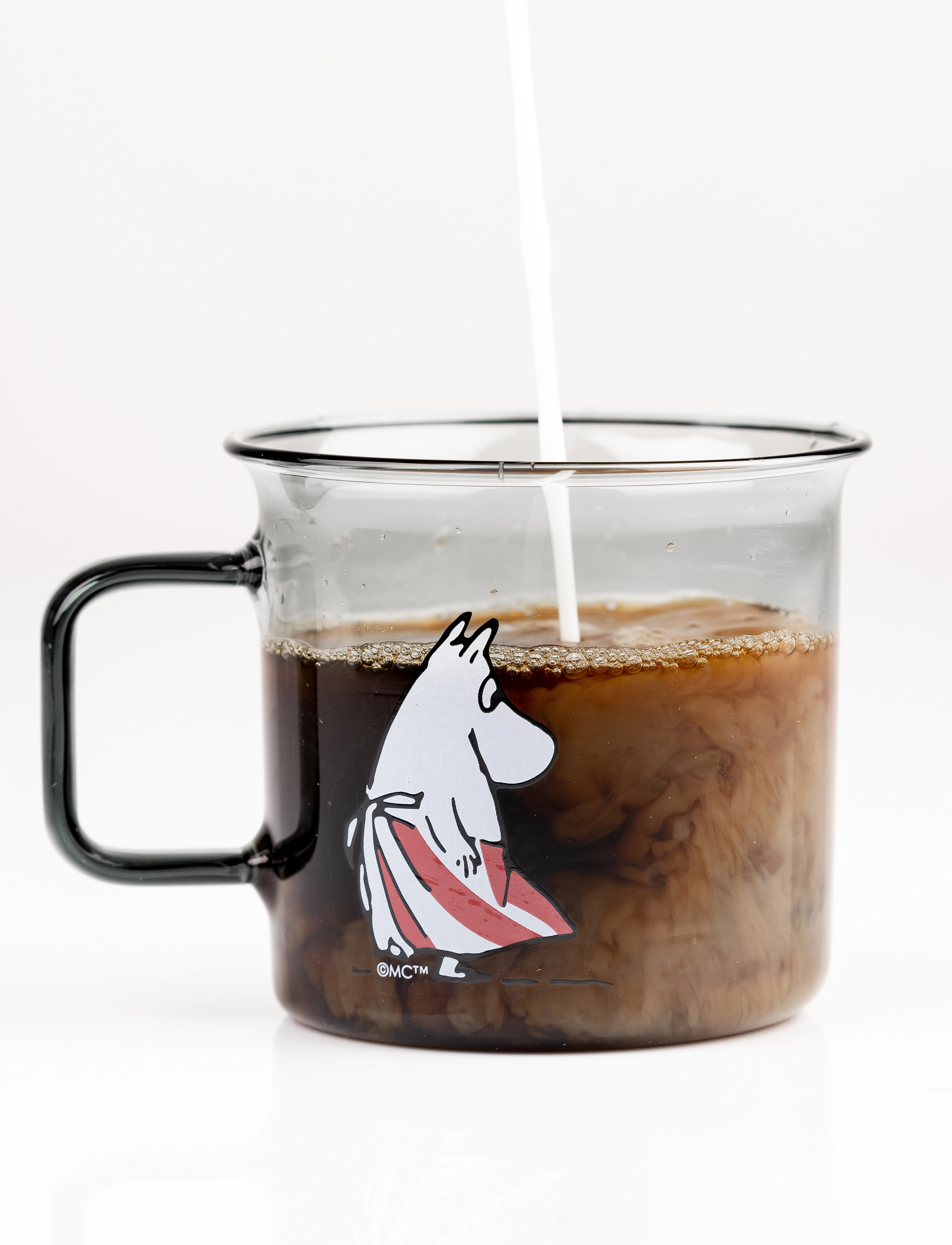 Muurla Moomin Glass Mug Moominmamma, 35 CL, Cups & Mugs, Grau - Coffee Cups, Homeware