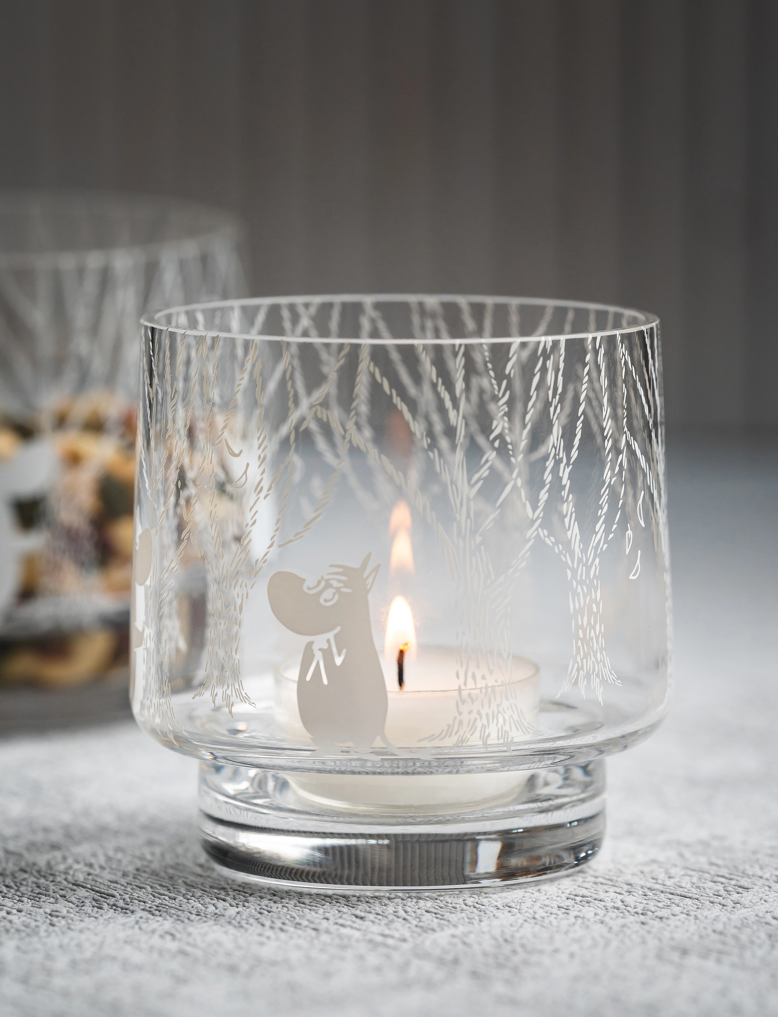 Muurla - Moomin tealight holder/small bowl In the Woods - clear - 1