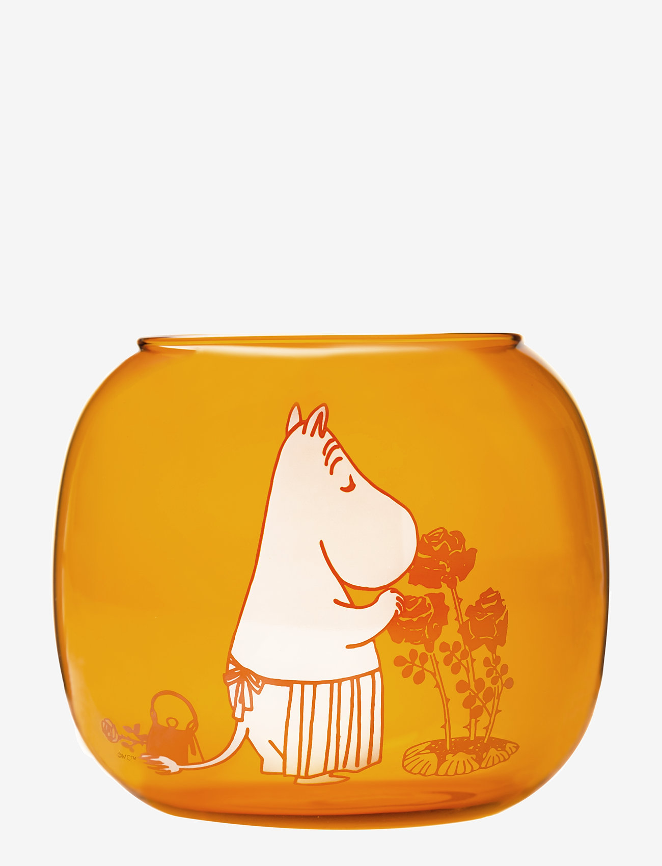 Muurla - Moomin tealight holder Moominmamma amber - osta hinna alusel - amber - 0