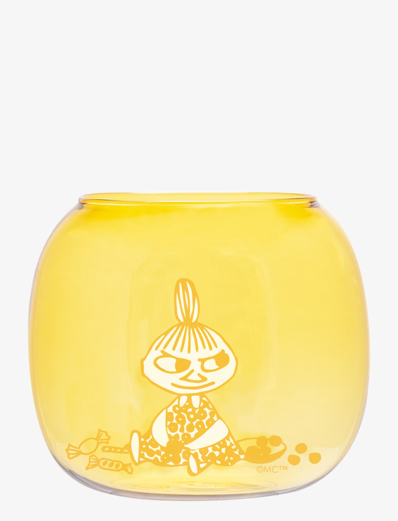 Moomin tealight holder Little My yellow - YELLOW