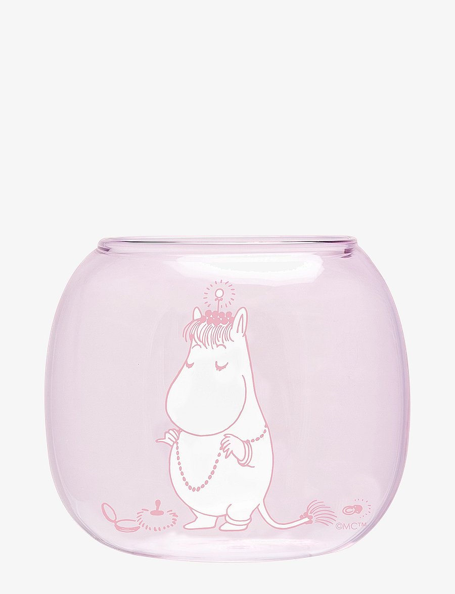 Muurla - Moomin tealight holder Snorkmaiden pink - teeküünlahoidjad - pink - 1