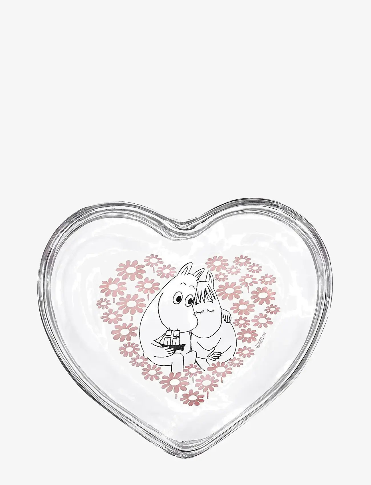 Muurla - Moomin glass jar Together 11,5cm - backen - clear - 1
