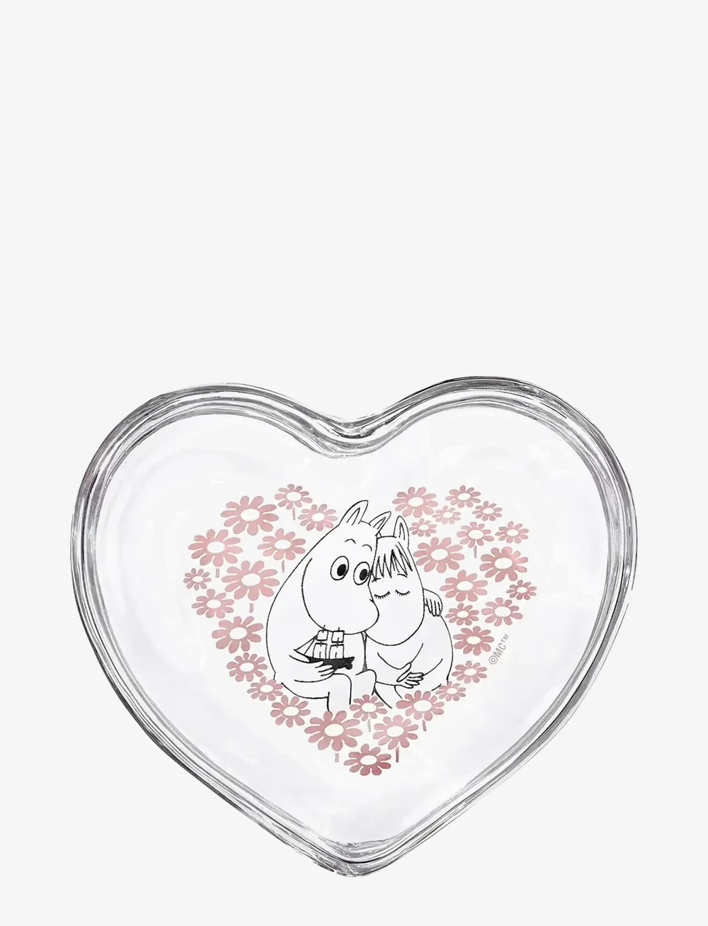 Muurla - Moomin glass jar Together 11,5cm - backen - clear - 0