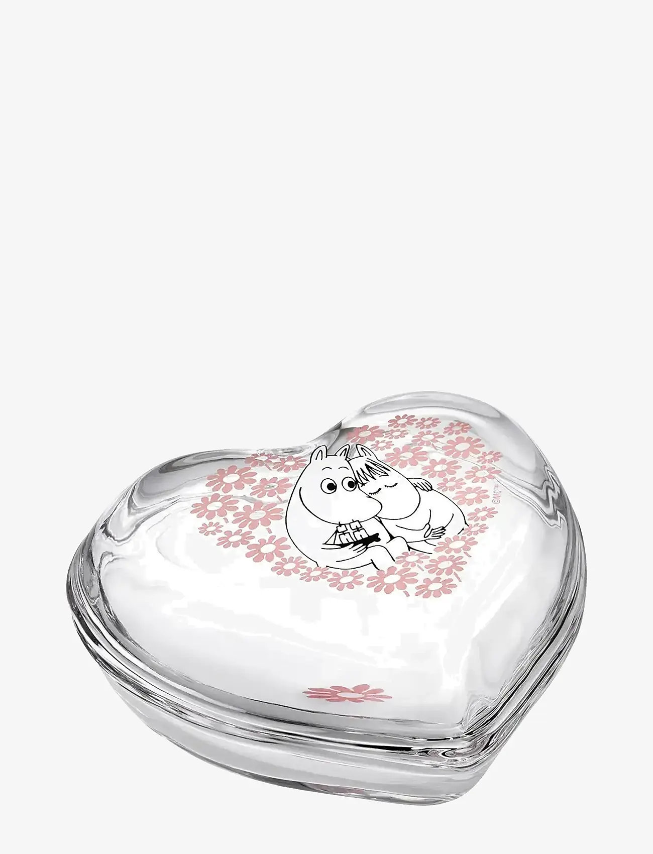 Muurla - Moomin glass jar Together 11,5cm - backen - clear - 2