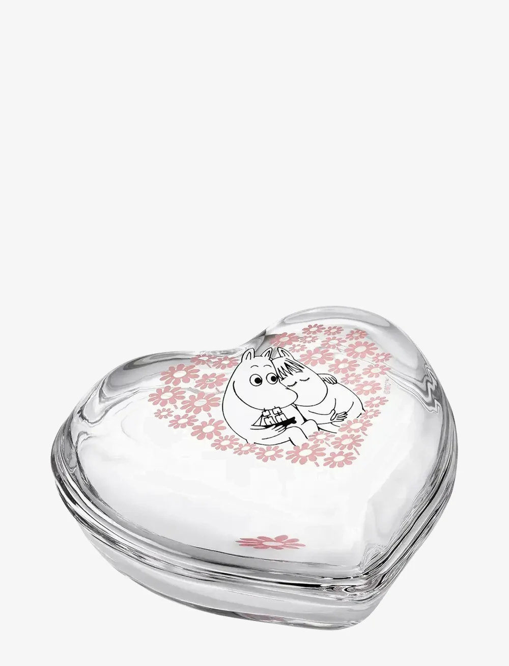 Muurla - Moomin glass jar Together 11,5cm - backen - clear - 1