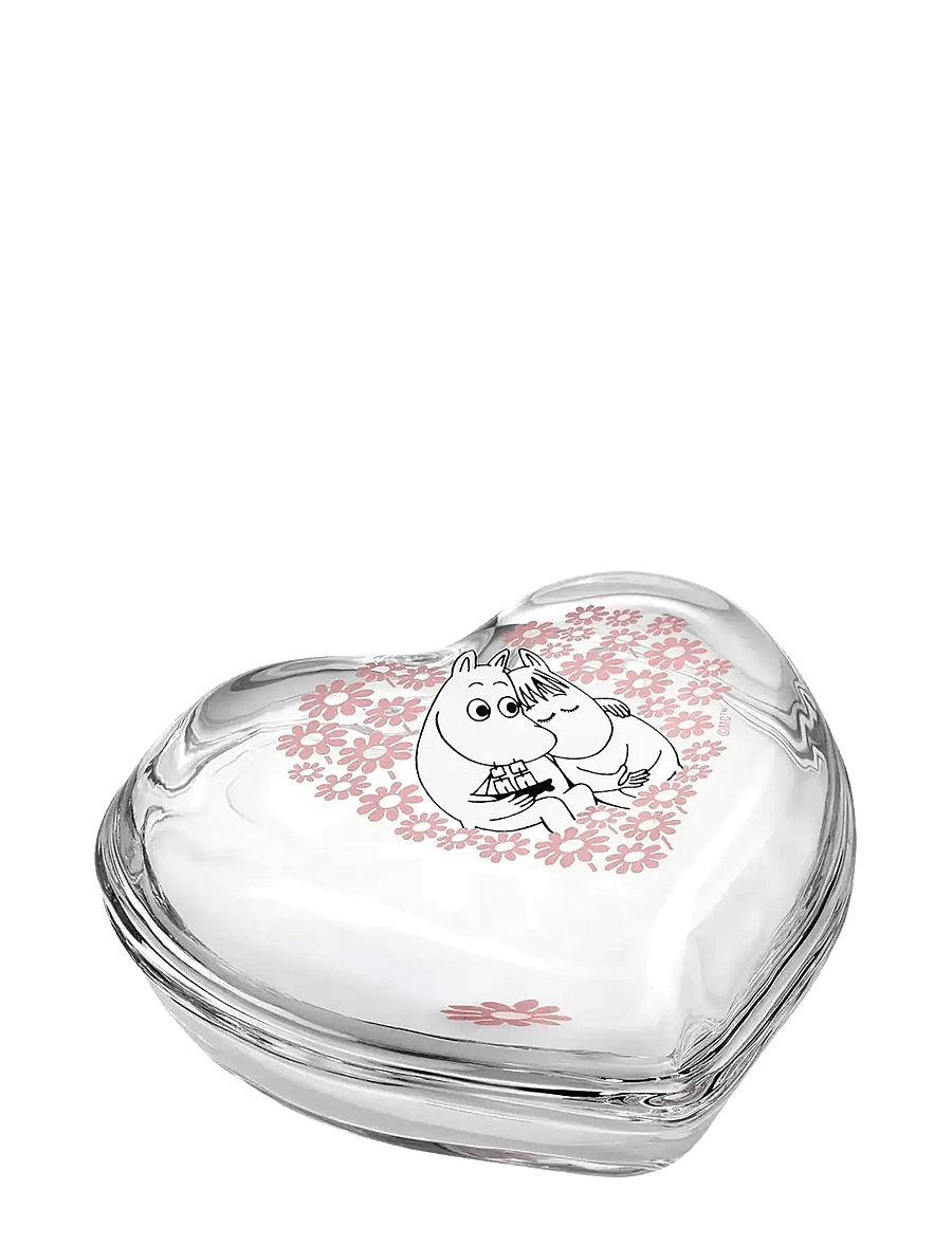 Muurla - Moomin glass jar Together 11,5cm - backen - clear - 2