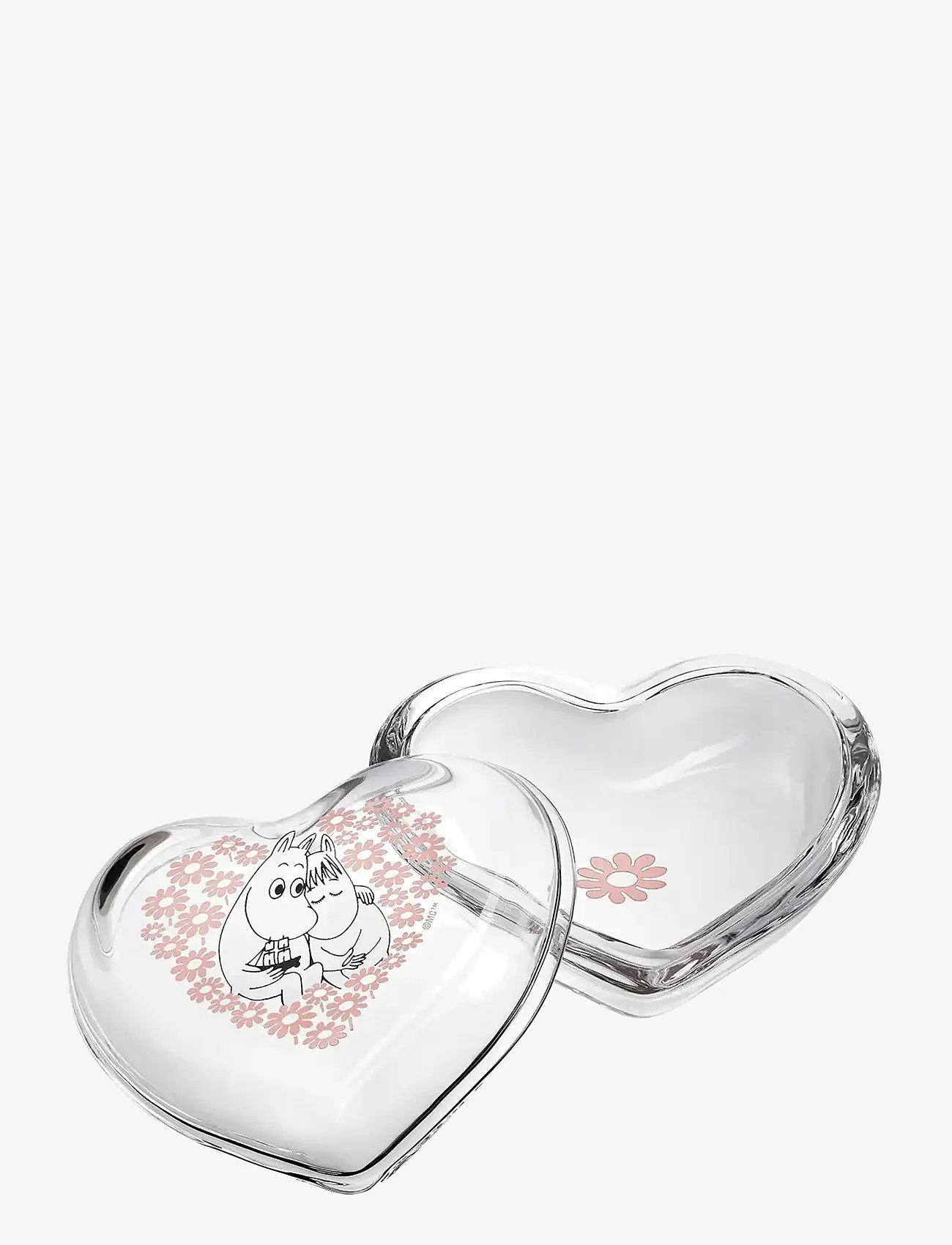 Muurla - Moomin glass jar Together 11,5cm - backen - clear - 3