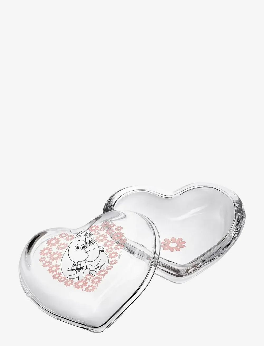 Muurla - Moomin glass jar Together 11,5cm - backen - clear - 2