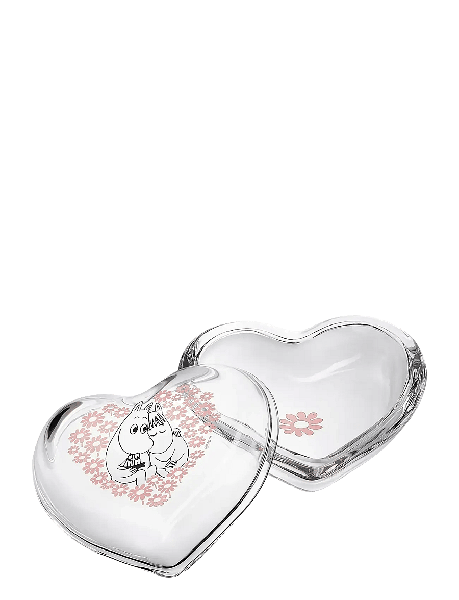 Muurla - Moomin glass jar Together 11,5cm - backen - clear - 3