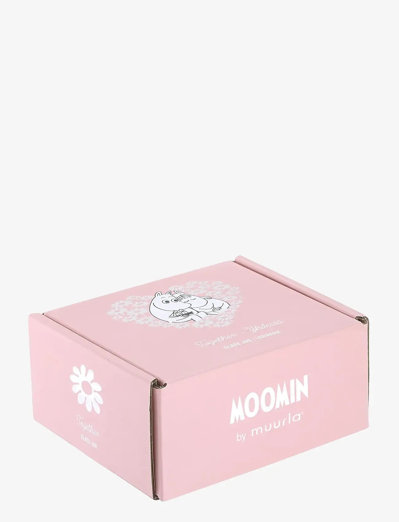 Muurla - Moomin glass jar Together 11,5cm - backen - clear - 5