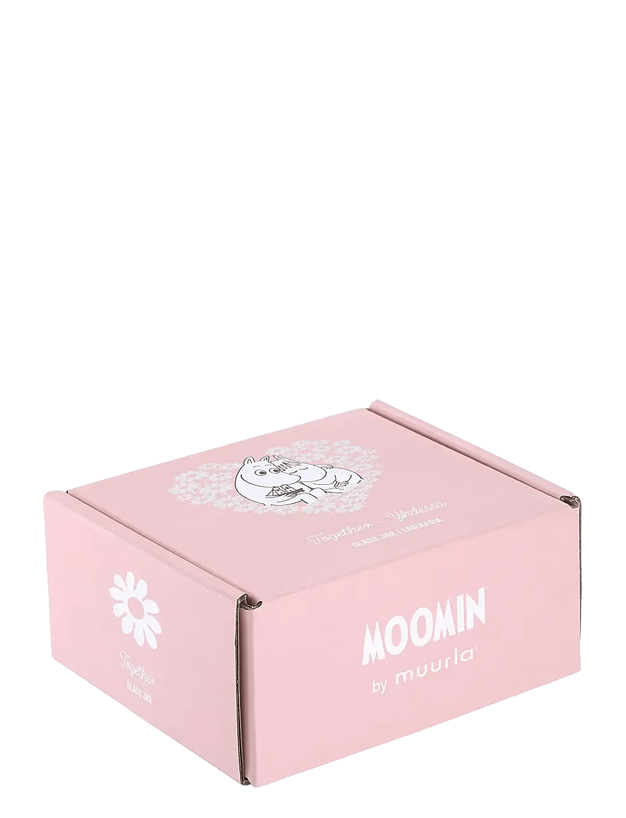 Muurla - Moomin glass jar Together 11,5cm - backen - clear - 5
