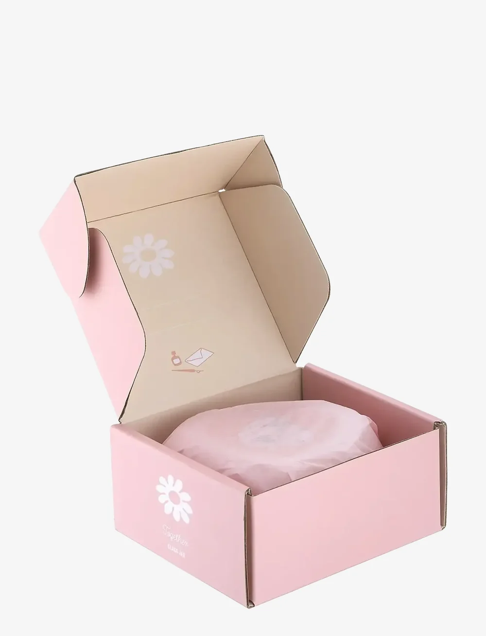 Muurla - Moomin glass jar Together 11,5cm - backen - clear - 5