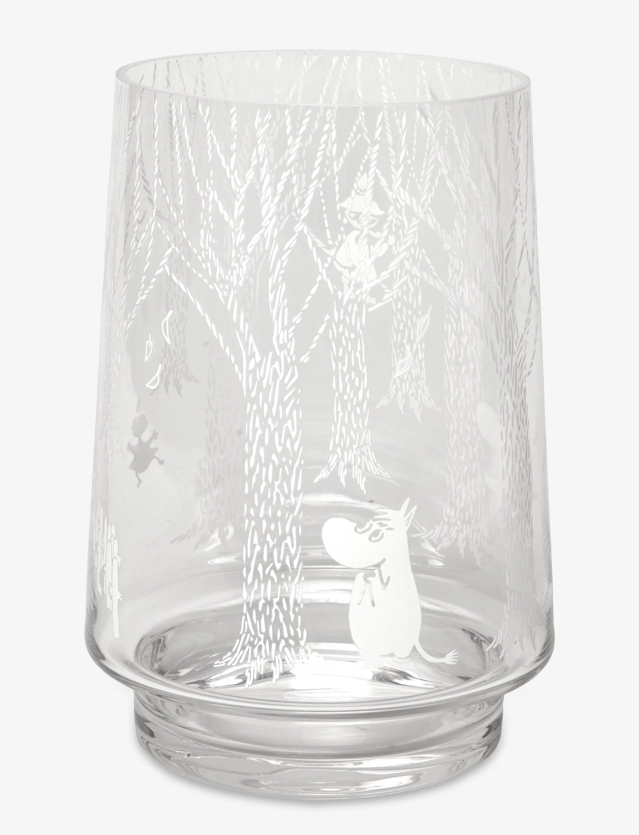 Moomin - Moomin vase/lantern In the Woods - telysholdere - clear - 0