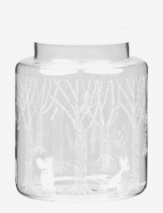 Moomin glass jar In the Woods, Moomin