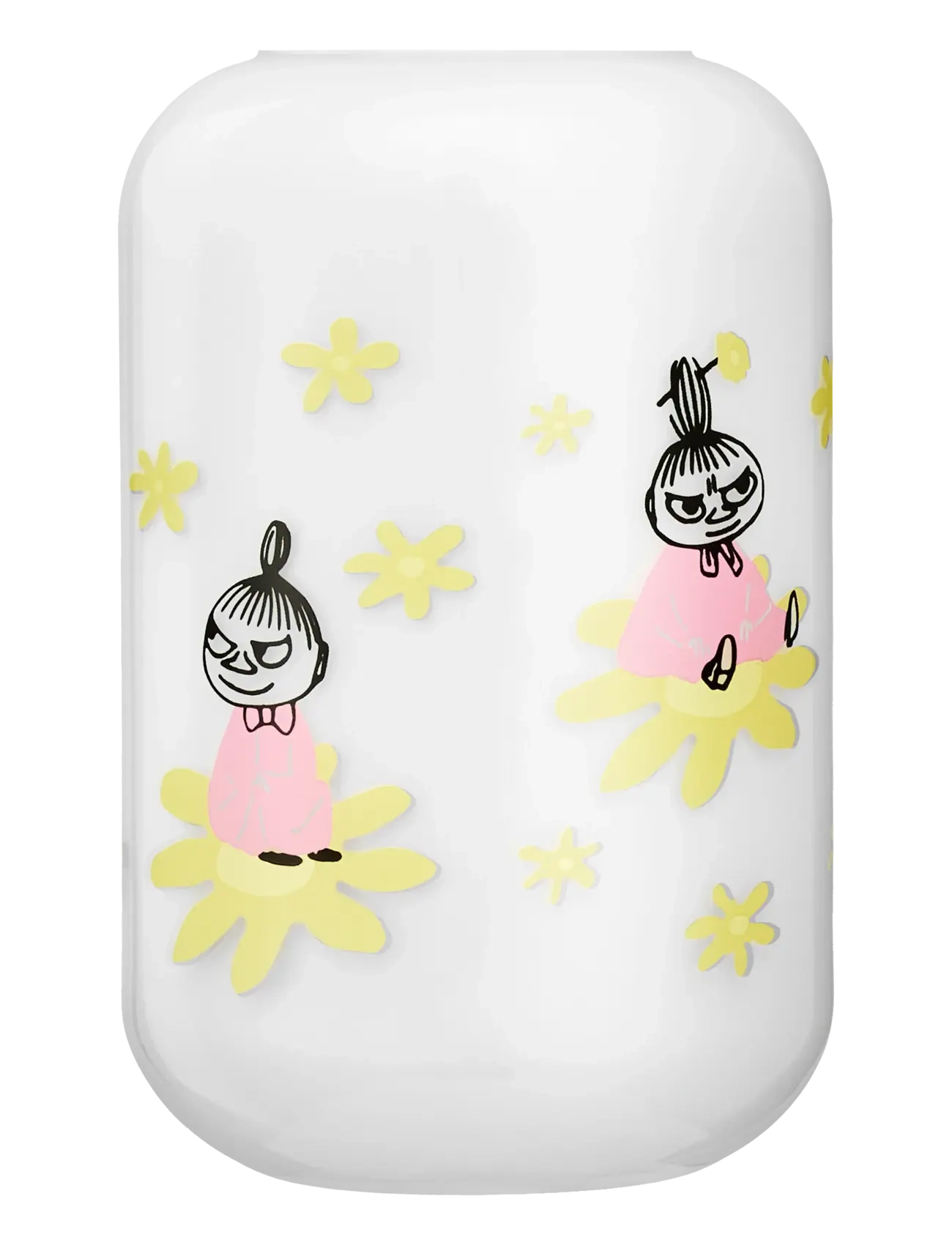 Muurla Mumin-Vase Blomster 12 Cm, Cylindervase, Hvid, Str: H12CM/DIA7.5CM
