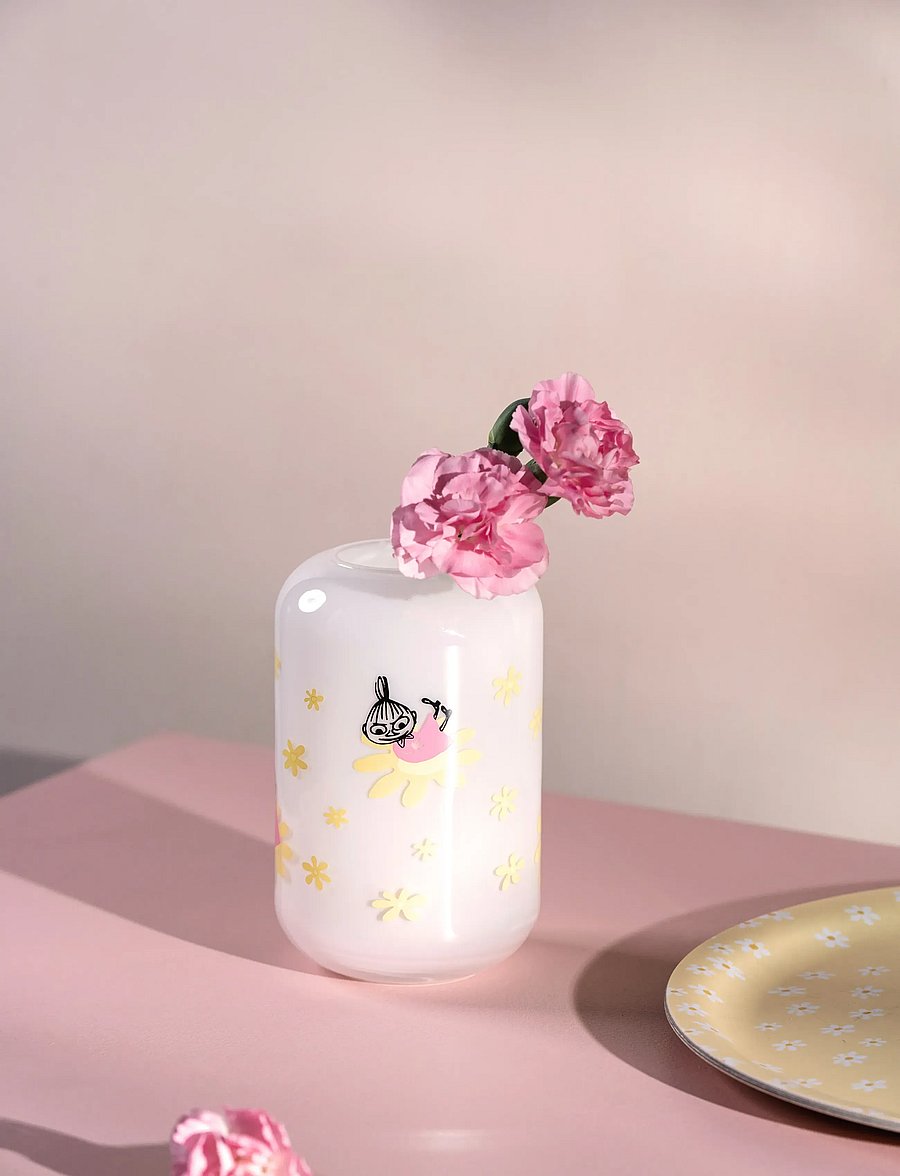 Muurla - Moomin vase Flowers 12cm - vasen - white - 3