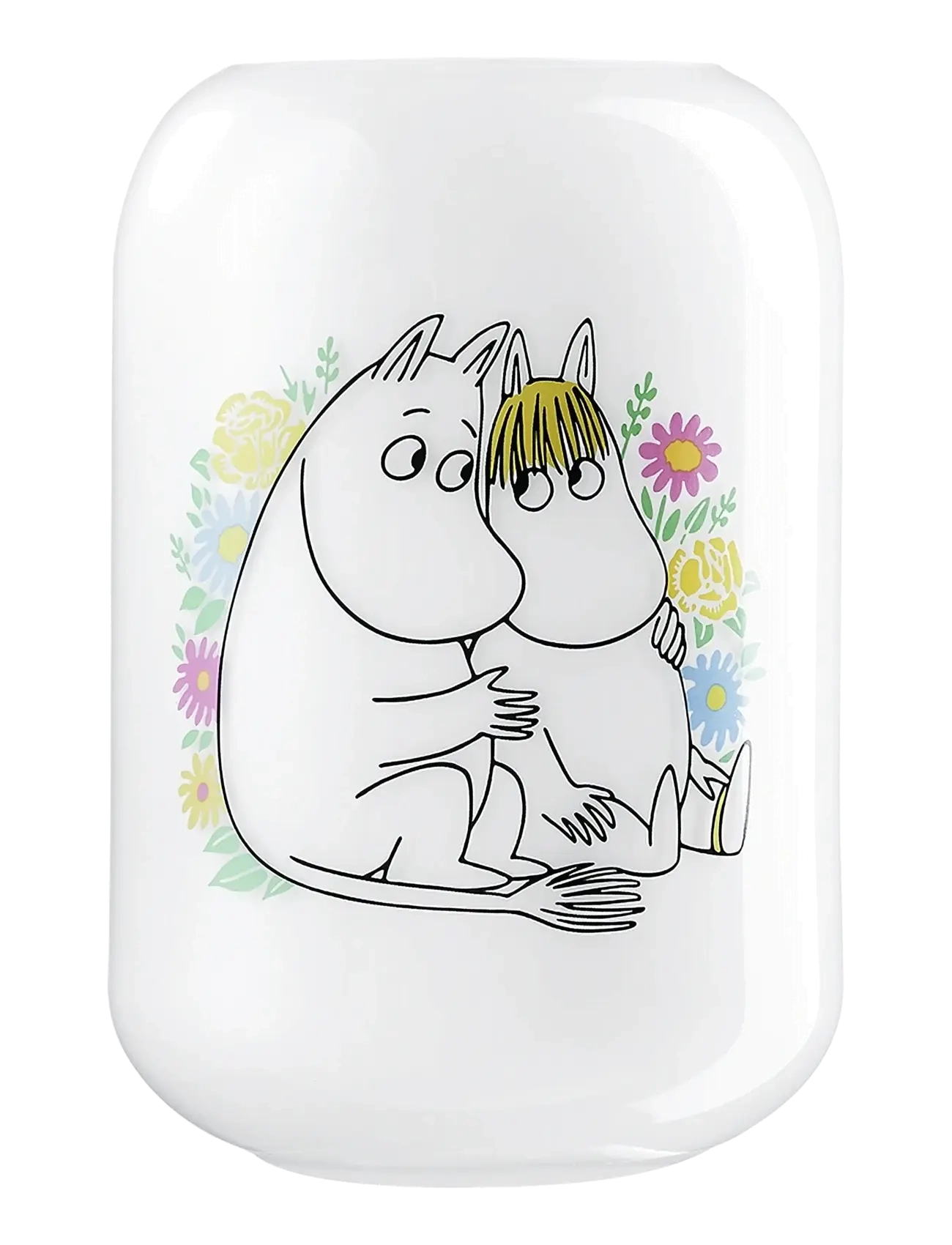Muurla Mumin-Vase »Blomster« 19 Cm, Vase, Hvid, Str: H19CM