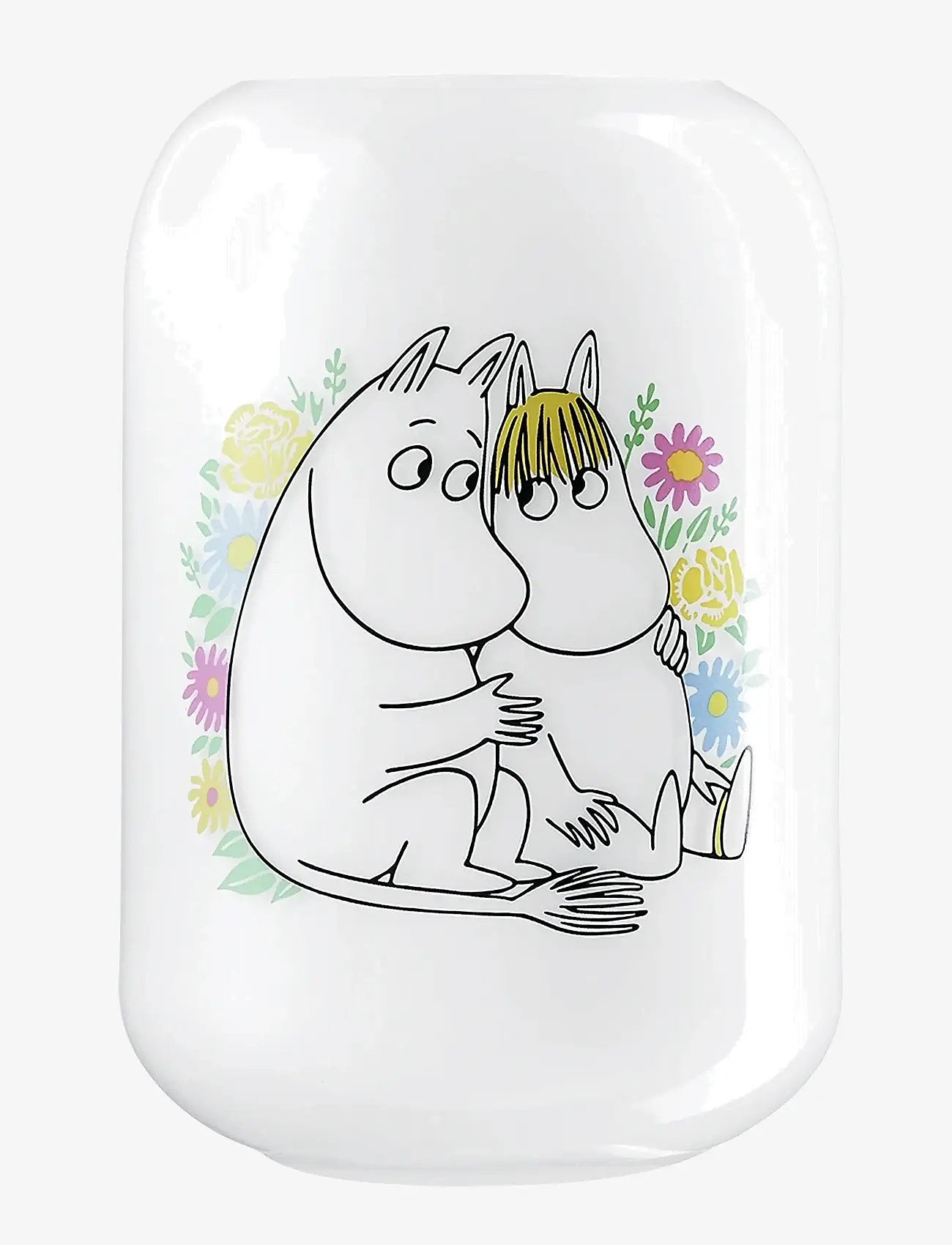Muurla - Moomin vase Flowers 19cm - vasen - white - 1