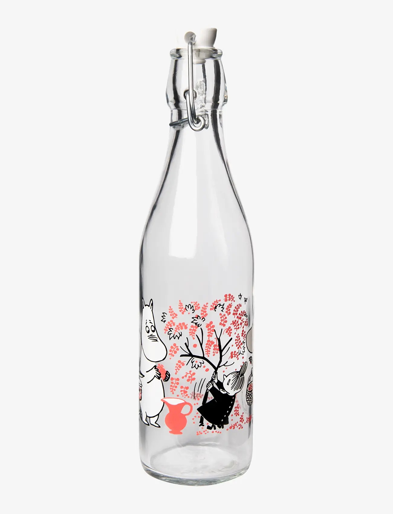 Muumitrollid - Glass bottle 0,5l Berries - clear - 0