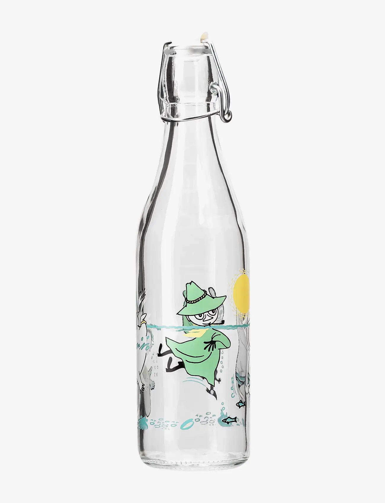 Muminukas - Glass bottle 0,5l Fun in the Water - gertuvių aksesuarai - clear - 1