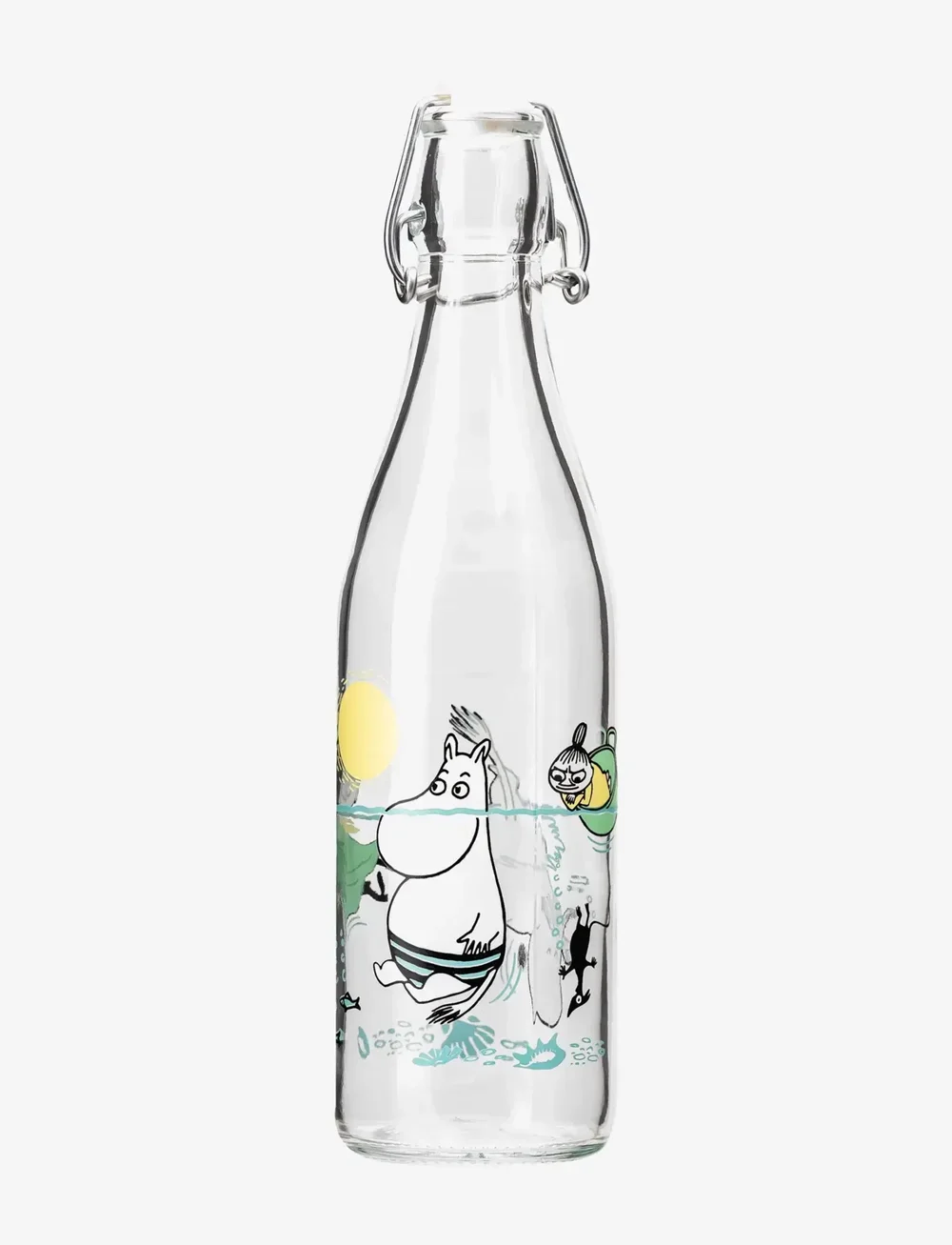 MOOMIN - Glass bottle 0,5l Fun in the Water - zubehör für wasserflaschen - clear - 2