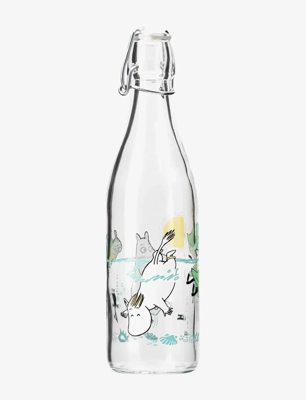 MOOMIN - Glass bottle 0,5l Fun in the Water - zubehör für wasserflaschen - clear - 3