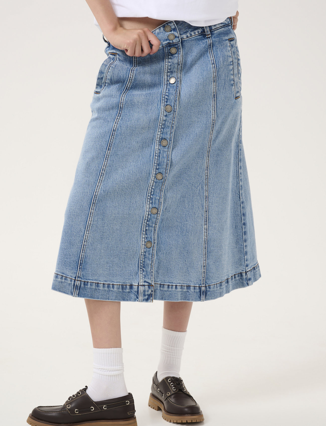 My Essential Wardrobe Dangomw 144 Skirt - Blue - 34