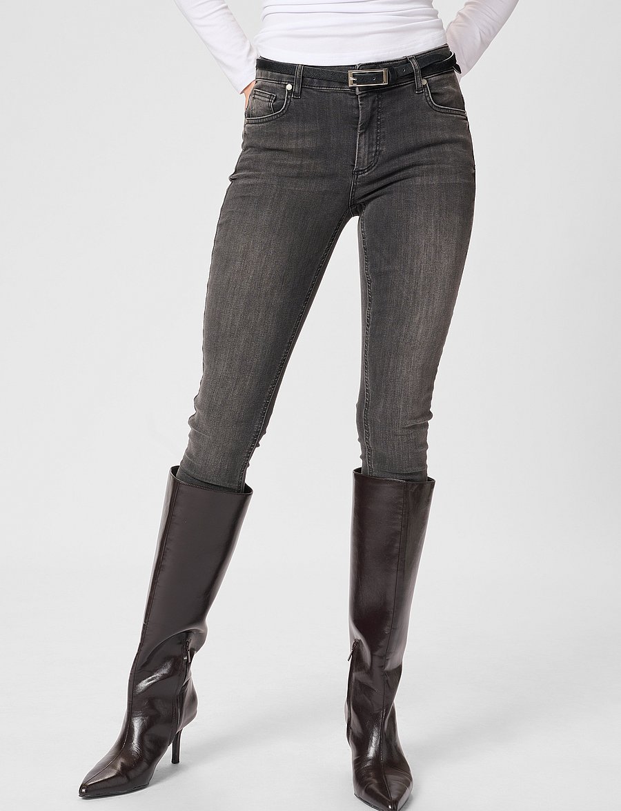 My Essential Wardrobe - 31 THE CELINAZIP 100 SLIM Y - slim jeans - medium grey wash - 0