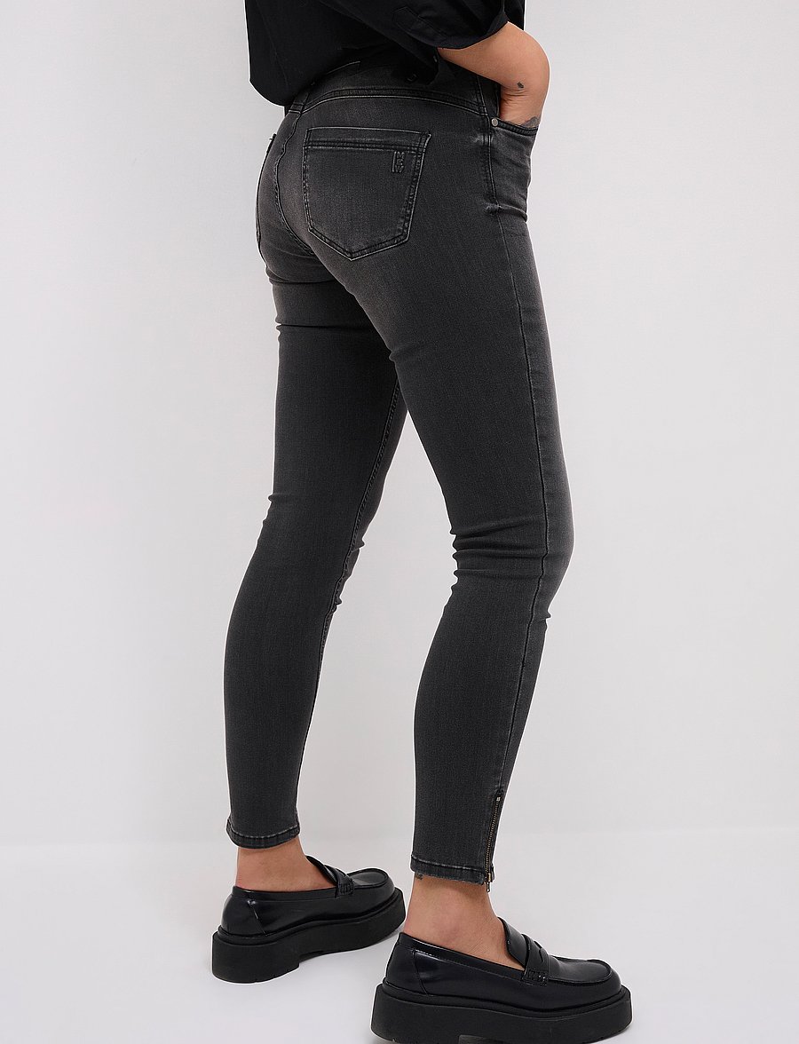 My Essential Wardrobe - 31 THE CELINAZIP 100 SLIM Y - slim jeans - medium grey wash - 5