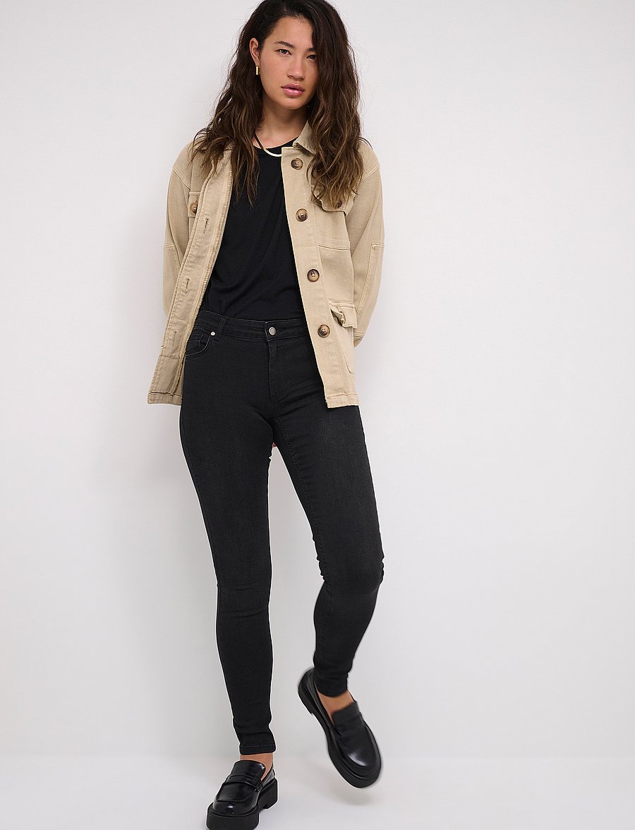 My Essential Wardrobe - 32 THE CELINA 100 SLIM Y - slim jeans - black wash - 3