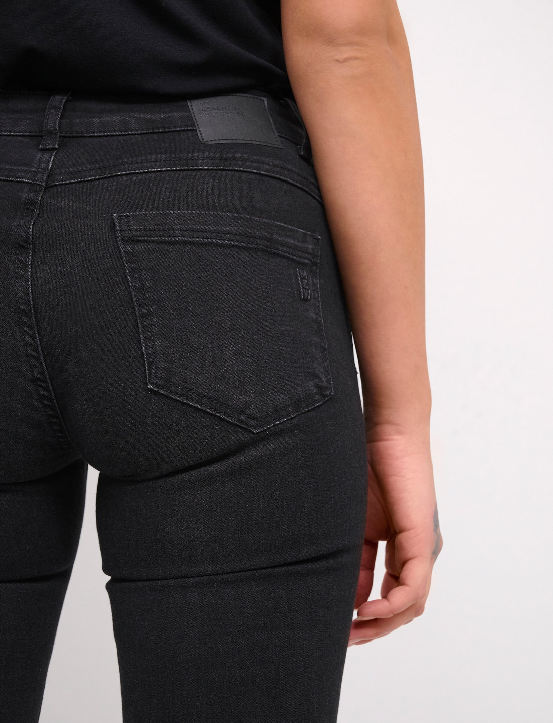 My Essential Wardrobe - 32 THE CELINA 100 SLIM Y - slim jeans - black wash - 5