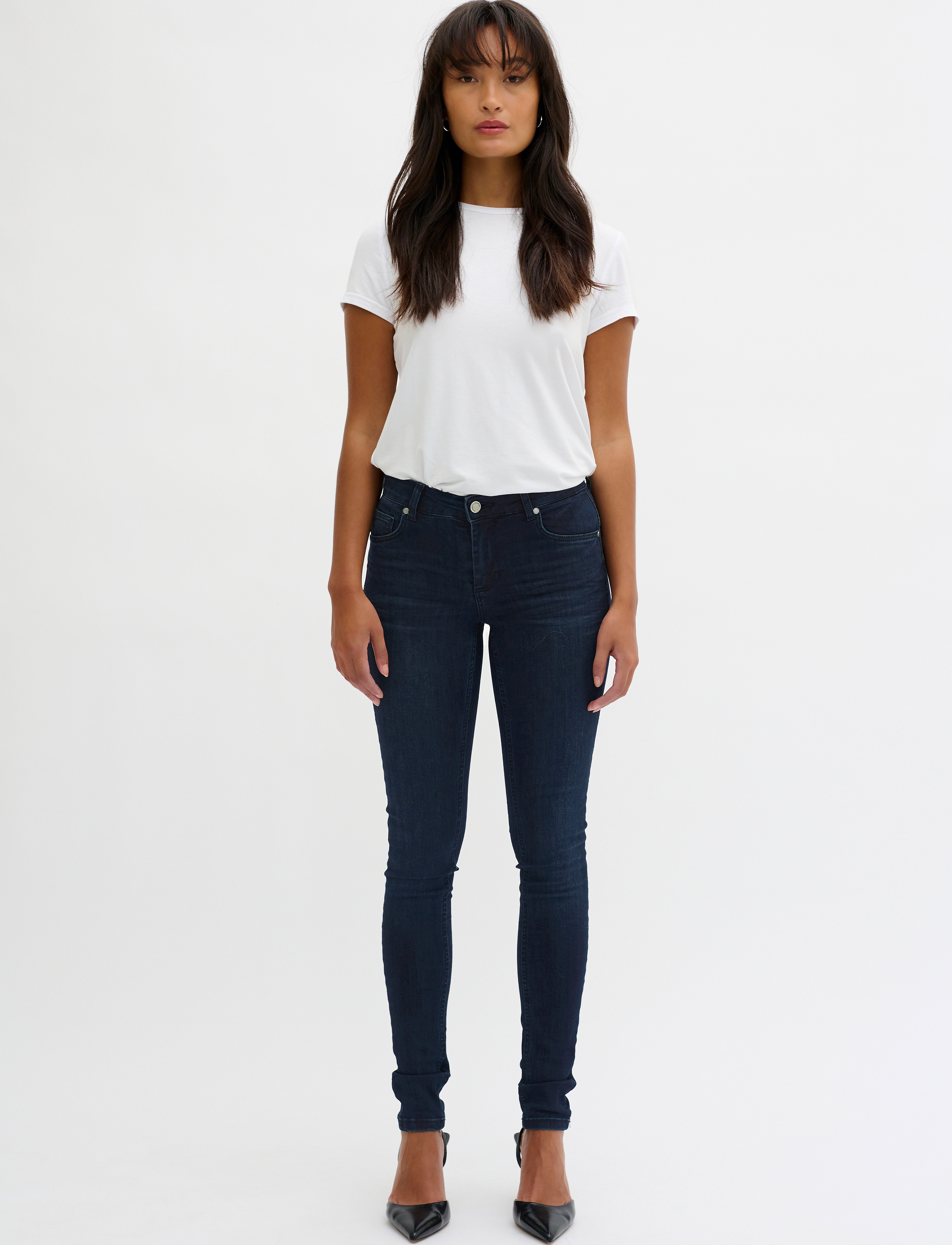 My Essential Wardrobe - 32 THE CELINA 100 SLIM Y - slim jeans - dark blue wash - 3