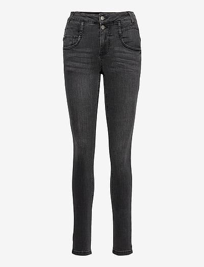 My Essential Wardrobe 38 THE FIOLA 100 SLIM V - Jeans - MEDIUM GREY WASH / grey