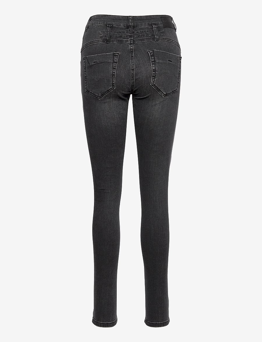My Essential Wardrobe - 38 THE FIOLA 100 SLIM V - slim fit jeans - medium grey wash - 1