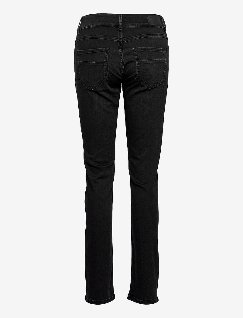 My Essential Wardrobe - 35 THE REGITZE 100 HIGH STRAIGHT X - raka jeans - black wash - 1
