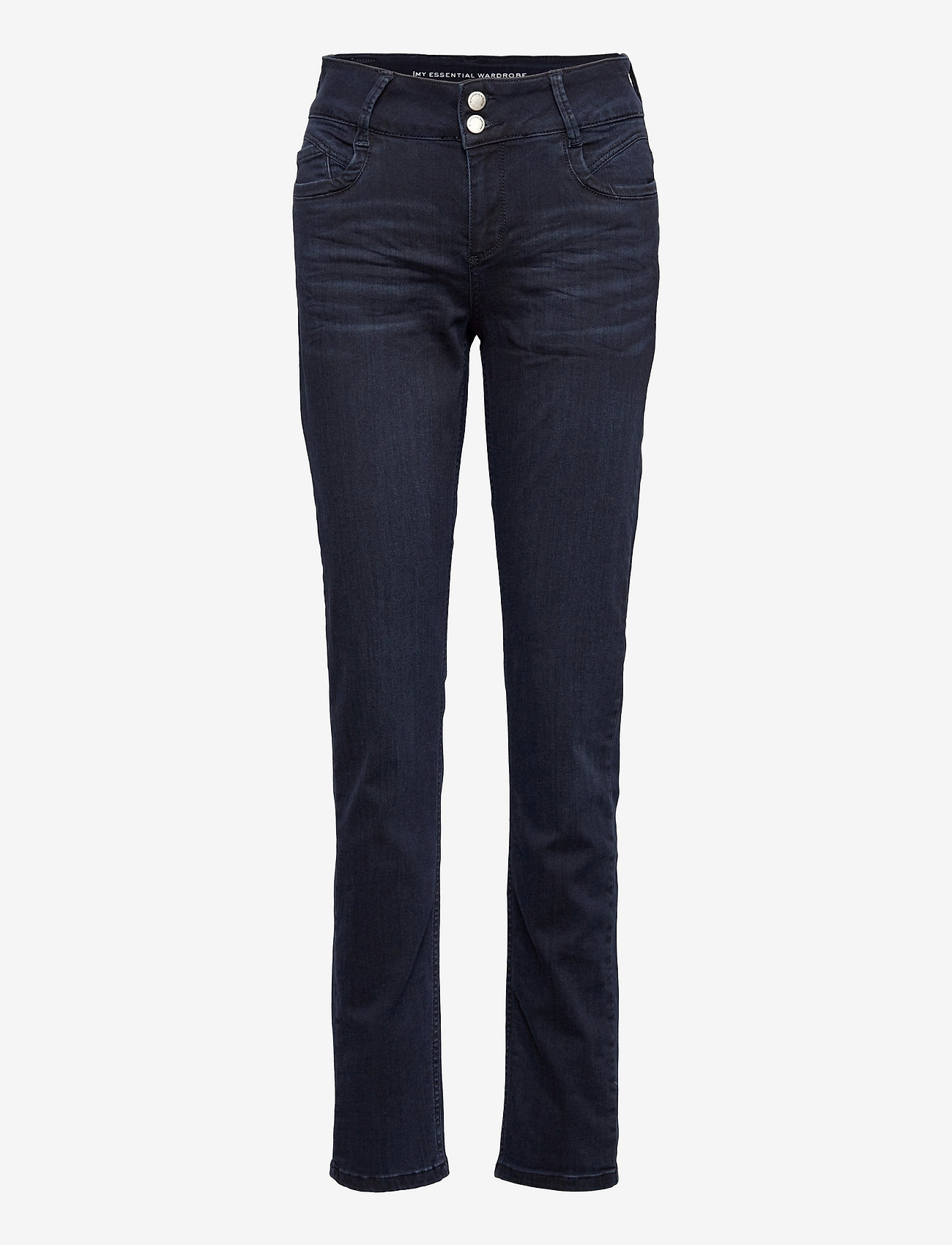 My Essential Wardrobe - 35 THE REGITZE 100 HIGH STRAIGHT X - raka jeans - dark blue wash - 0
