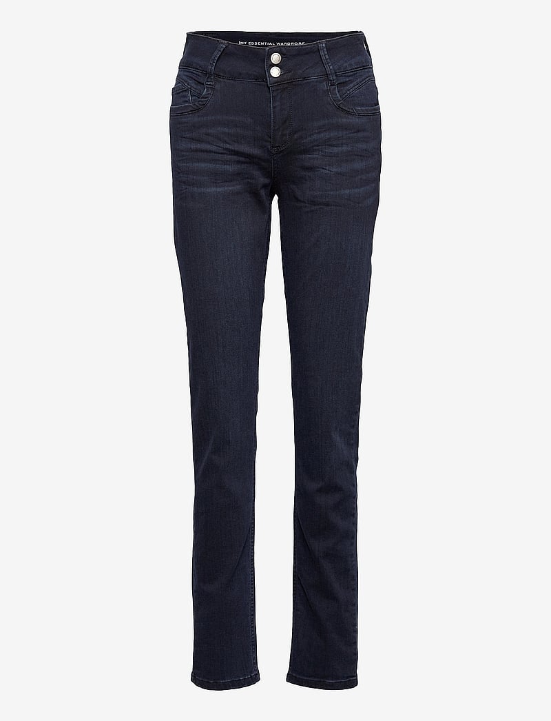 My Essential Wardrobe - 35 THE REGITZE 100 HIGH STRAIGHT X - raka jeans - dark blue wash - 0