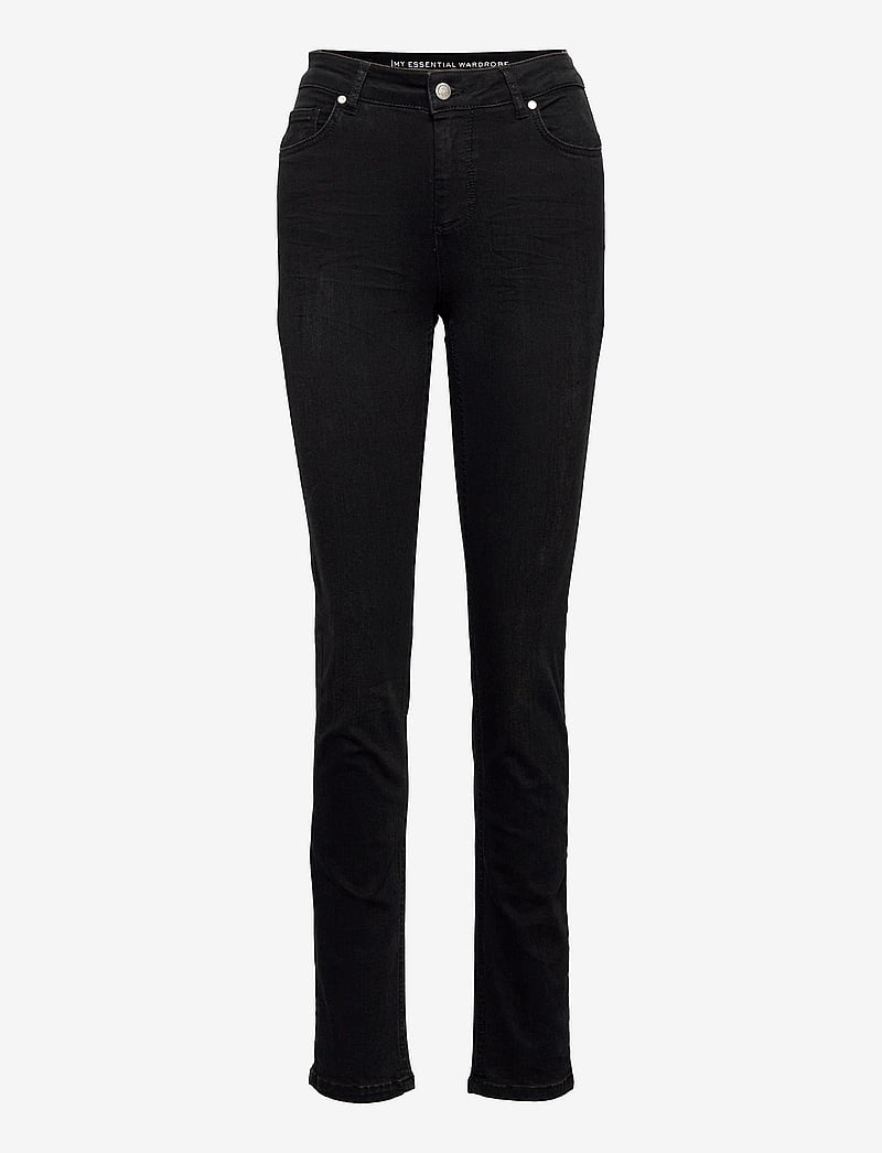 My Essential Wardrobe - 33 THE CELINA 100 HIGH STRAIGHT Y - skinny jeans - black wash - 1