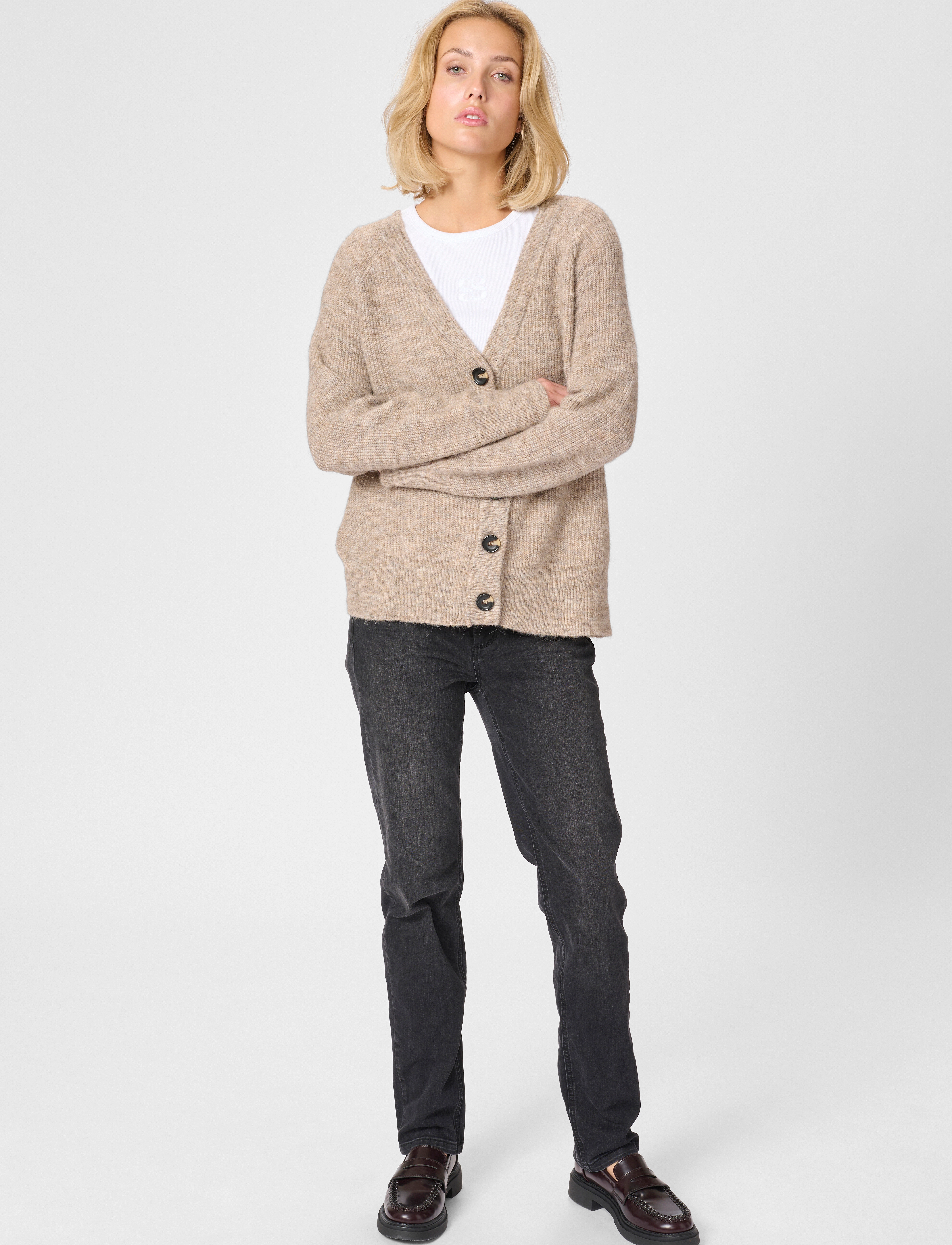 My Essential Wardrobe - 33 THE CELINA 100 HIGH STRAIGHT Y - skinny jeans - black wash - 3