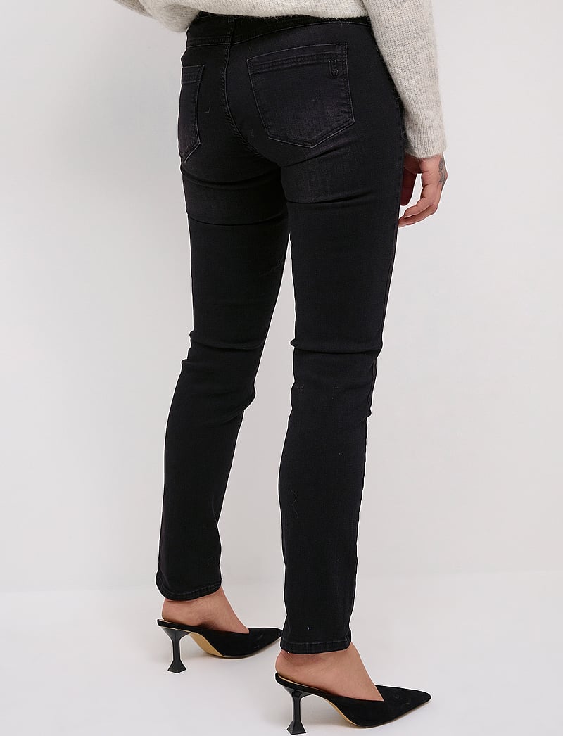 My Essential Wardrobe - 33 THE CELINA 100 HIGH STRAIGHT Y - skinny jeans - black wash - 5