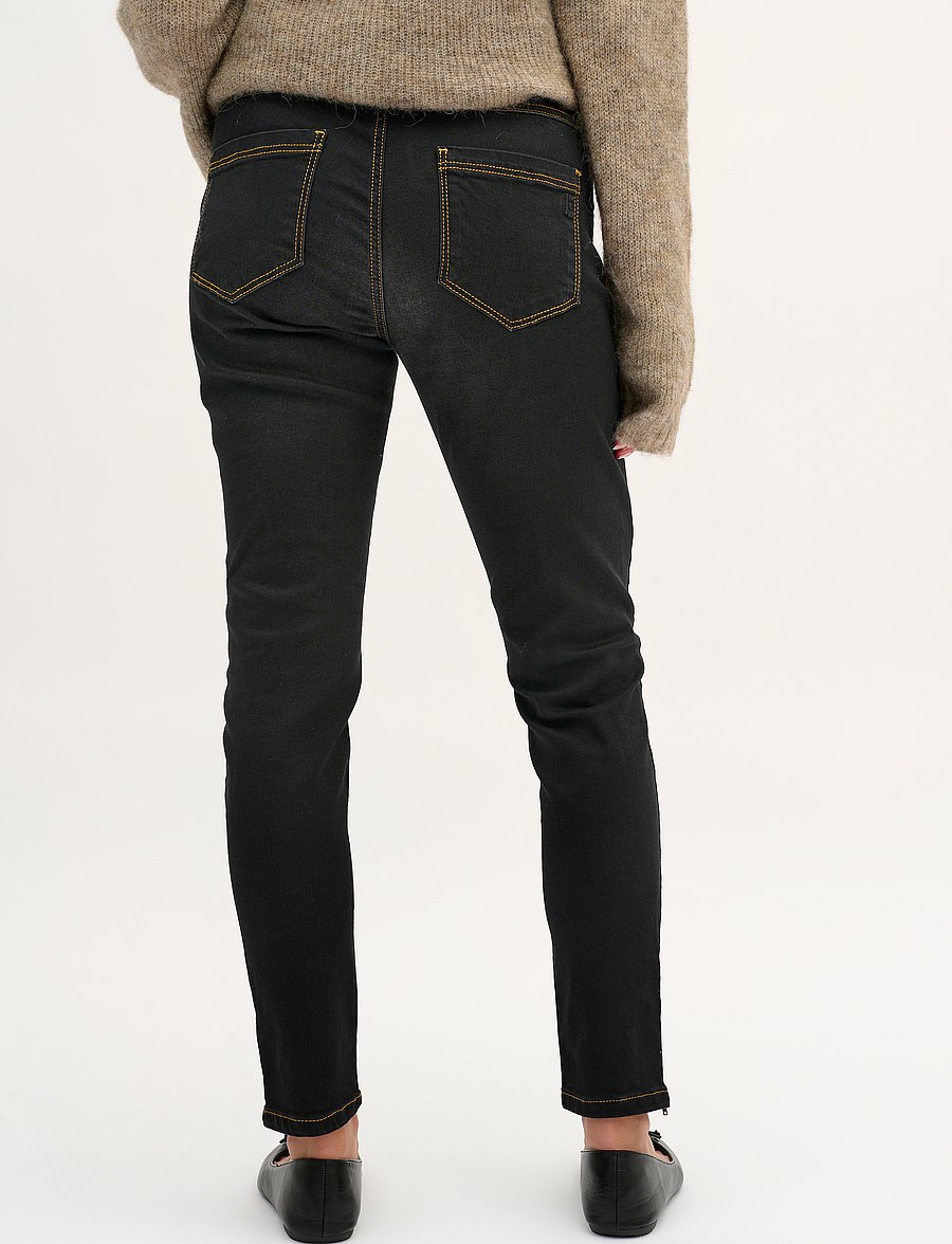 My Essential Wardrobe - 37 THE CELINAZIP 101 HIGH SLIM Y - slim jeans - black vintage wash - 5