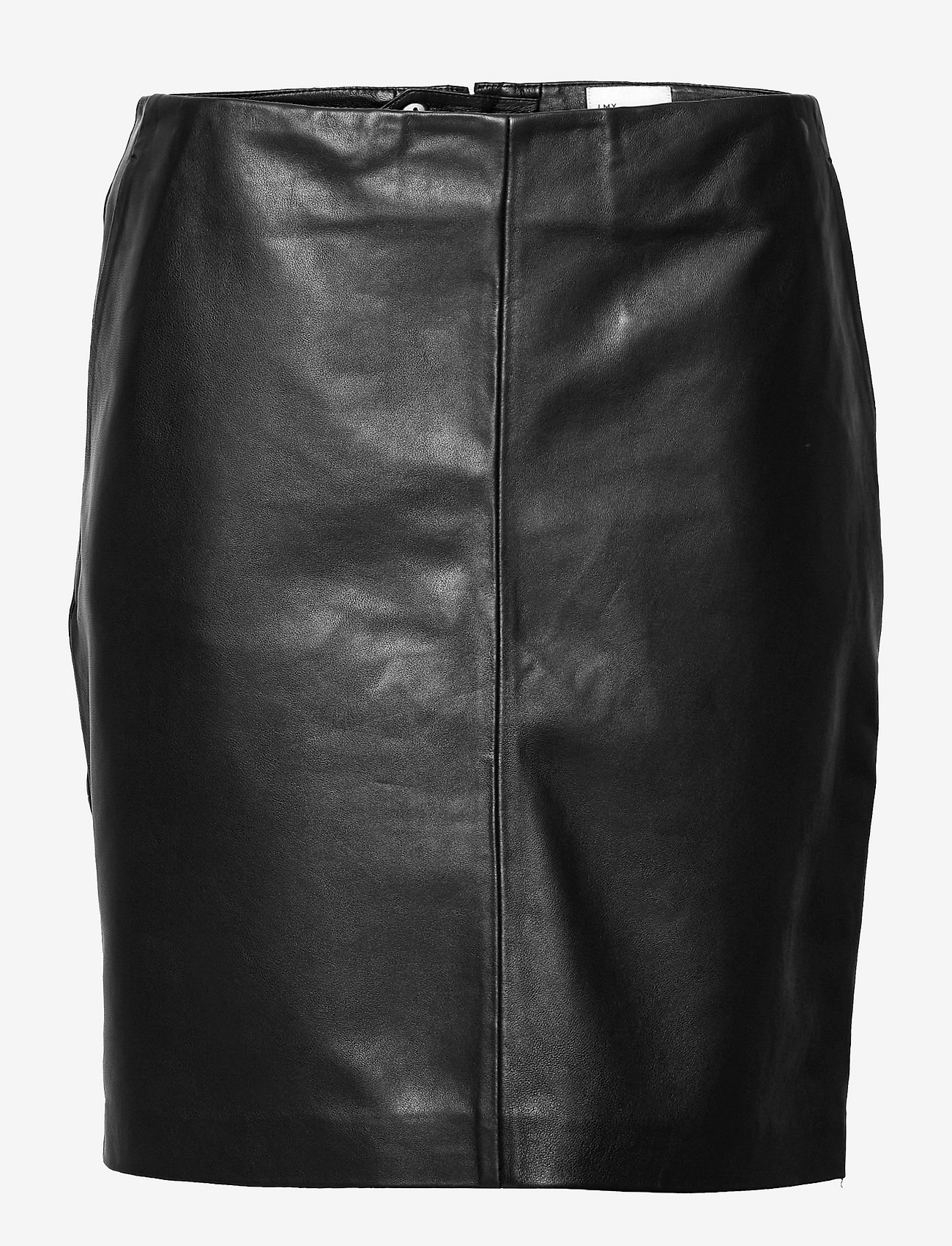 My Essential Wardrobe - 19 THE LEATHER SKIRT - odiniai sijonai - black - 0