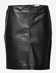 My Essential Wardrobe - 19 THE LEATHER SKIRT - leather skirts - black - 0