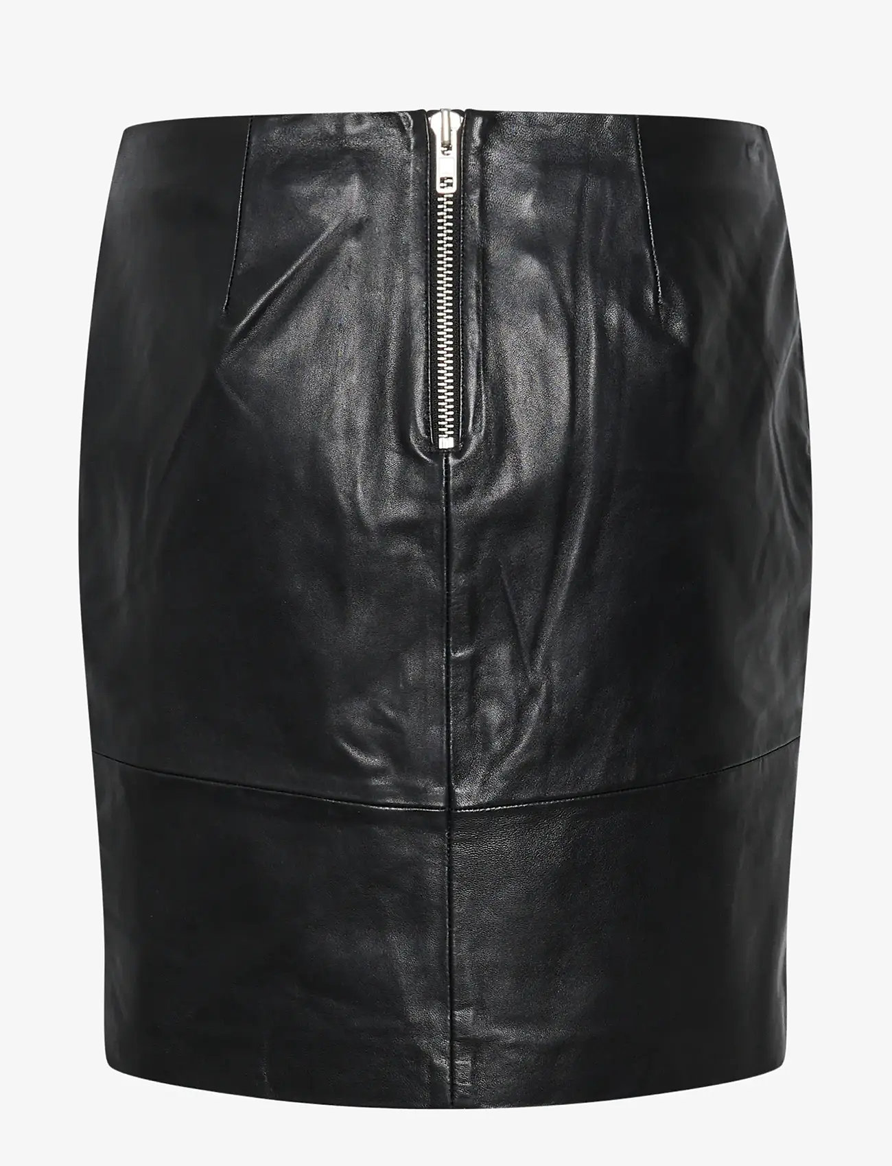 My Essential Wardrobe - 19 THE LEATHER SKIRT - skinnkjolar - black - 2