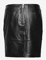 My Essential Wardrobe - 19 THE LEATHER SKIRT - leather skirts - black - 1