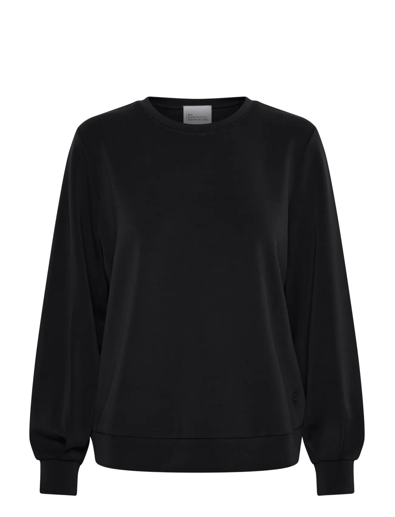 My Essential Wardrobe 23 THE SWEAT BLOUSE - Sweatshirts - BLACK / black