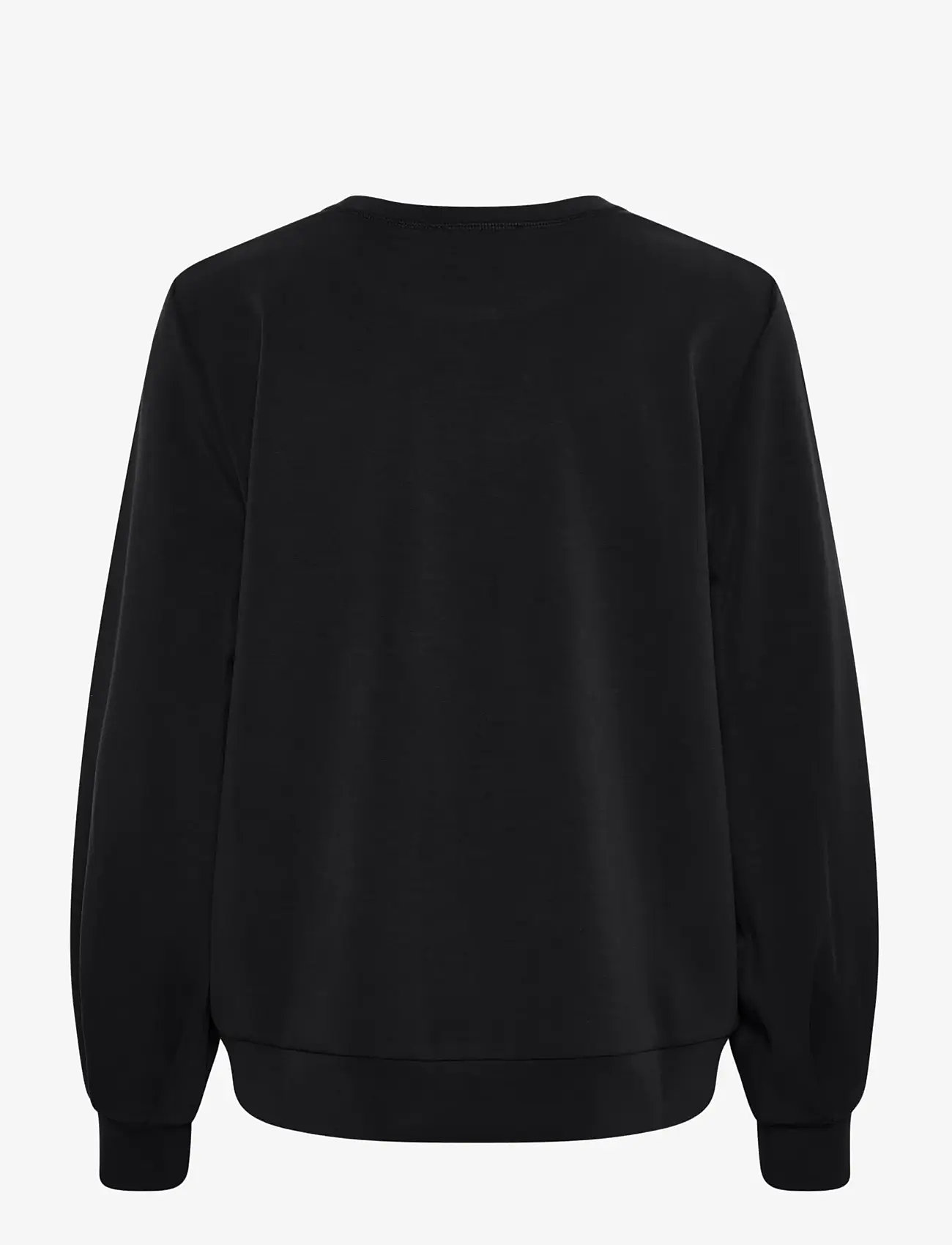 My Essential Wardrobe - 23 THE SWEAT BLOUSE - hverdags stil - black - 2